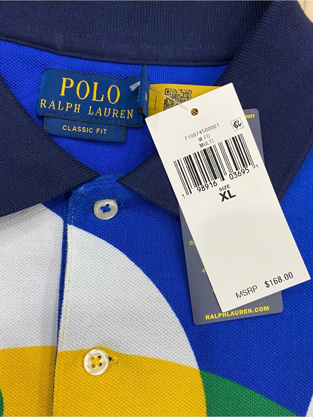 Polo Ralph Lauren Men's Classic-Fit Mesh Graphic Polo Shirt XL - Picture 3 of 4